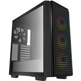 DeepCool CG540 midi tower behuizing Zwart | 2x USB-A | Window