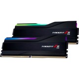 G.Skill 96 GB DDR5-5600 (2x 48 GB) Kit werkgeheugen Zwart, F5-5600J4040D48GX2-TZ5RK, Trident Z5 RGB, XMP