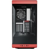 HYTE Y40 midi tower behuizing Rood/zwart | 2x USB-A | 1x USB-C | Tempered Glass
