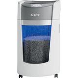 Leitz IQ OptiMax Office papiervernietiger P5 microsnippers 35L papierversnipperaar Wit/grijs