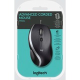 Logitech M500s Advanced Corded Mice muis Zwart, 400-4000 dpi
