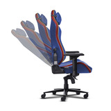 Trust GXT 721SM Ruya Pro Premium comfortabele gamingstoel Blauw/rood