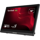 ViewSonic 10-point Touchscreen monitor TD1630-3 16"  Zwart, 1x HDMI, VGA, USB-B
