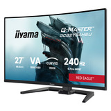 iiyama G-Master Red Eagle GCB2784HSU-B1 27" curved gaming monitor Zwart, 2x HDMI, 1x DisplayPort, USB, Audio, AMD Free-Sync, 240 Hz