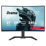 iiyama G-Master Red Eagle GCB2784HSU-B1 27" curved gaming monitor Zwart, 2x HDMI, 1x DisplayPort, USB, Audio, AMD Free-Sync, 240 Hz