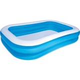 Bestway Familiezwembad "Blauw Rechthoekig" blauw/wit, 262 x 175 x 51 cm