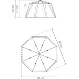 Coleman OctaGo tent Donkerblauw