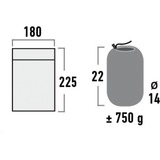 High Peak Double/Licat slaapzak inlaat inlet 