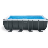 Intex Frame zwembad set Ultra Quadra XTR 549 x 274 x 132cm Donkergrijs/blauw, Zandfiltersysteem SF90220RC-1