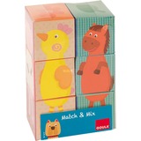 Jumbo Goula - Match & Mix blokkenpuzzel 6 blokken