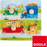 Jumbo Goula - Voertuigen noppenpuzzel 4 stukjes