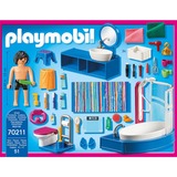 PLAYMOBIL Dollhouse - Badkamer met ligbad Constructiespeelgoed 70211