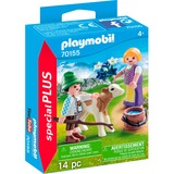 PLAYMOBIL Special PLUS - Kinderen met kalf Constructiespeelgoed 70155
