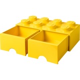 Room Copenhagen LEGO Brick Drawer 8 Geel opbergdoos Geel