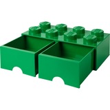 Room Copenhagen LEGO Brick Drawer 8 Groen opbergdoos Groen