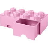 Room Copenhagen LEGO Brick Drawer 8 Roze opbergdoos Roze