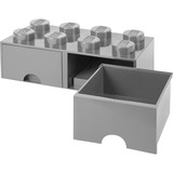 Room Copenhagen LEGO Storage Brick Drawer 8 Grijs opbergdoos Donkergrijs