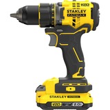 Stanley FATMAX V20 18V Brushless schroefboormachine Geel/zwart, Koffer, oplader (2A) en 2 accu's (2.0Ah) inbegrepen