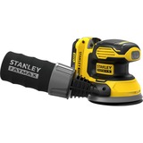 Stanley FATMAX V20 18V Excentrische schuurmachine Geel/zwart, Softbag, accu (2.0Ah) en oplader (2A) inbegrepen