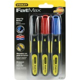 Stanley FatMax Markeerstift Rood/Zwart/Blauw tekenen 3 stuks