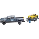 bruder RAM 2500 Power Wagon en Roadster Bruder Racing Team Modelvoertuig 02504