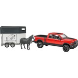 bruder RAM 2500 Power Wagon met paardentrailer en paard Modelvoertuig 02501