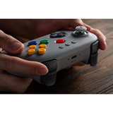 8BitDo 64 Bluetooth Controller Grijs, Bluetooth 5.0 / USB, Switch, Switch 2, Pc, Android