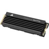 Corsair MP600 PRO LPX, 2 TB SSD Zwart, CSSD-F2000GBMP600PLP, M.2 2280, PCIe 4.0 x4