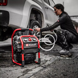 EINHELL SILENZZO 36/210 Professionele draadloze luchtcompressor Zwart/rood, Accu en oplader niet inbegrepen