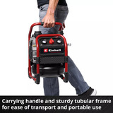 EINHELL SILENZZO 36/210 Professionele draadloze luchtcompressor Zwart/rood, Accu en oplader niet inbegrepen