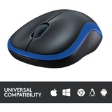 Logitech Wireless Mouse M185 Blauw, Retail