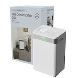 Mill MDH20 luchtontvochtiger Wit, 20 liter per dag, voor 30 m²