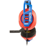 Nacon RIG 300 PRO HN over-ear gaming headset Rood/blauw, Nintendo Switch, Nintendo Switch 2, PlayStation 5, PlayStation 4, Xbox, Windows