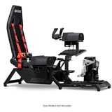 Next Level Racing Flight Simulator gamestoel Zwart/rood