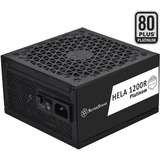 SilverStone HELA 1200R Platinum, 1200W voeding  Zwart, 7x PCIe, Kabel-Management