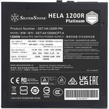 SilverStone HELA 1200R Platinum, modulaire 1200 watt voeding  Zwart, 6x PCIe