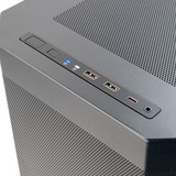 SilverStone  server behuizing Zwart | 2x USB-A | 1x USB-C