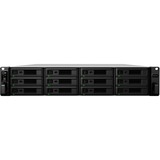 Synology RackStation RS3621RPxs nas Zwart/grijs, 4x LAN, USB 3.0