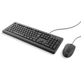 Trust Primo Keyboard & Mouse Set, desktopset Zwart, US lay-out, Membraan