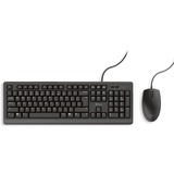 Trust Primo Keyboard & Mouse Set desktopset Zwart, US lay-out (QWERTY), Membraan, 100%
