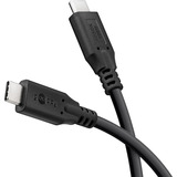 goobay USB4 Gen 2x2 kabel Zwart, 0,5 meter