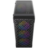 Antec VX320 ARGB midi tower behuizing Zwart | 3x USB-A | Tempered Glass