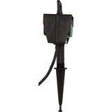Brennenstuhl Tuincontactdoos met aardspies 1154450 stekkerdoos Zwart, 10 meter, IP44
