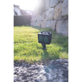 Brennenstuhl Tuincontactdoos met aardspies 1154450 stekkerdoos Zwart, 10 meter, IP44