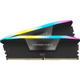 Corsair 32 GB DDR5-6000 Kit werkgeheugen Zwart, Vengeance RGB, XMP 3.0