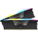 Corsair Vengeance RGB 32 GB DDR5-5200 (2x 16 GB) werkgeheugen Zwart, CMH32GX5M2B5200C40, XMP 3.0