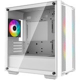 DeepCool CC360 ARGB midi tower behuizing Wit | 2x USB-A | RGB | Tempered Glass