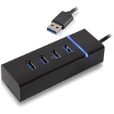 Ewent 4-Poorts USB 3.1 Gen1 (USB 3.0) Hub usb-hub Zwart