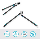 GARDENA Aambeeldtakkenschaar EnergyCut Pro L, met aambeeldsnede Grijs/turquoise, 75cm, voor droog hout