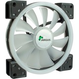 Inter-Tech Argus RS-141 RGB case fan Zwart, 4-pins PWM fan-connector